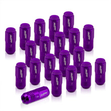Load image into Gallery viewer, M12 x 1.5 Aluminum Closed Lug Nuts Purple (20 Piece)
