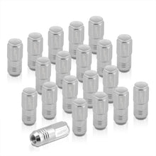 Load image into Gallery viewer, M12 x 1.5 Aluminum Closed Lug Nuts Silver (20 Piece)