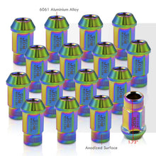 Load image into Gallery viewer, JDM Sport M12 X 1.25 Aluminum Open Lug Nuts Multi Color (16 Piece)
