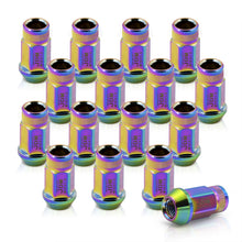 Load image into Gallery viewer, JDM Sport M12 X 1.5 Aluminum Open Lug Nuts Multi Color (16 Piece)