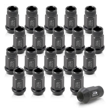 Load image into Gallery viewer, JDM Sport M12 X 1.5 Aluminum Open Lug Nuts Gun Metal (20 Piece)