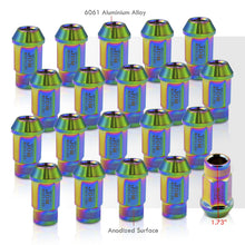Load image into Gallery viewer, JDM Sport M12 X 1.25 Aluminum Open Lug Nuts Multi Color (20 Piece)
