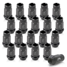 Load image into Gallery viewer, JDM Sport M12 X 1.25 Aluminum Open Lug Nuts Gun Metal (20 Piece)