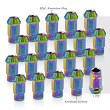 Load image into Gallery viewer, JDM Sport M12 X 1.5 Aluminum Open Lug Nuts Multi Color (20 Piece)