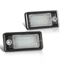 Load image into Gallery viewer, Audi A3 A4 A5 A6 A8 Q7 White SMD LED License Plate Lights Clear Len