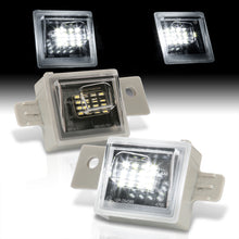 Load image into Gallery viewer, Chevrolet Silverado 2014-2023 / Chevrolet Colorado 2015-2022 / GMC Sierra 2014-2023 / GMC Canyon 2015-2022 White SMD LED License Plate Lights Clear Len