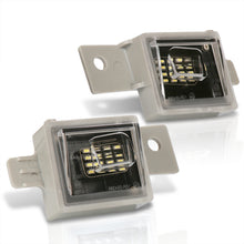 Load image into Gallery viewer, Chevrolet Silverado 2014-2023 / Chevrolet Colorado 2015-2022 / GMC Sierra 2014-2023 / GMC Canyon 2015-2022 White SMD LED License Plate Lights Clear Len