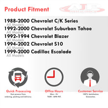 Load image into Gallery viewer, Chevrolet C/K Series 1988-2000 / Suburban Tahoe 1992-2000 / Blazer 1992-1994 / S10 1994-2002 / Cadillac Escalade 1999-2000 / GMC C/K 1988-2000 / Yukon 1992-2000 / Sonoma 1992-2002 White SMD LED License Plate Lights Clear Len