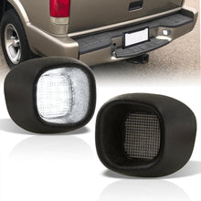 Load image into Gallery viewer, Chevrolet Blazer 1998-2005 / S10 Pickup 1998-2004 / GMC Jimmy 1998-2001 / Sonoma 1998-2004 / Oldmobile Bravada 1998-2001 White SMD LED License Plate Lights Clear Len (Fleetside Truck Models Only)