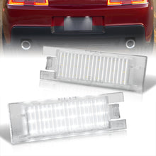 Load image into Gallery viewer, Cadillac XTS 2018-2019 / Chevrolet Camaro 2014-2023 / Malibu 2013-2016 / Volt 2011-2019 White SMD LED License Plate Lights Clear Len