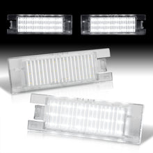 Load image into Gallery viewer, Cadillac XTS 2018-2019 / Chevrolet Camaro 2014-2023 / Malibu 2013-2016 / Volt 2011-2019 White SMD LED License Plate Lights Clear Len