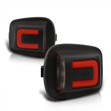 Load image into Gallery viewer, Dodge Dakota 1997-2010 / RAM Dakota 2011 / Mitsubishi Raider 2006-2009 White & Red Bar SMD LED License Plate Lights Clear Len