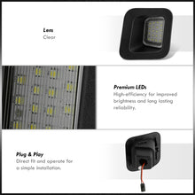 Load image into Gallery viewer, Dodge Ram 2003-2018 White SMD LED License Plate Lights Clear Len