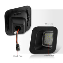 Load image into Gallery viewer, Dodge Ram 2003-2018 White SMD LED License Plate Lights Clear Len