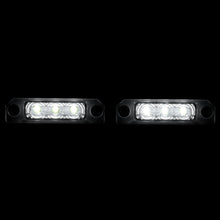 Load image into Gallery viewer, Ford Flex 2009-2015 / Focus 2008-2012 / Fusion 2006-2012 / Mustang 2010-2014 / Taurus 2010-2015 White SMD LED License Plate Lights Clear Len