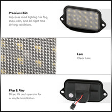 Load image into Gallery viewer, Ford Mustang 2005-2009 White SMD LED License Plate Lights Clear Len