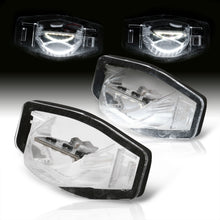 Load image into Gallery viewer, Honda Civic 2012-2015 / CRV 2007-2016 / Fit 2007-2020 / HRV 2016-2022 / Odyssey 2008-2017 White SMD LED License Plate Lights Clear Len