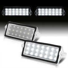 Load image into Gallery viewer, Hummer H2 2003-2009 / Cadiliac Deville 1994-1999 / Cadillac Seville 1998-2004 White SMD LED License Plate Lights Clear Len