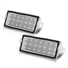 Load image into Gallery viewer, Hummer H2 2003-2009 / Cadiliac Deville 1994-1999 / Cadillac Seville 1998-2004 White SMD LED License Plate Lights Clear Len