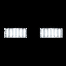 Load image into Gallery viewer, Hyundai Veloster 2012-2018 / Hyundai Genesis Coupe 2010-2016 / Kia Soul 2009-2019 White SMD LED License Plate Lights Clear Len