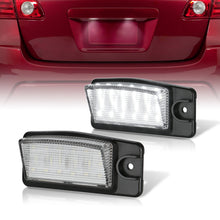 Load image into Gallery viewer, Infiniti FX 2009-2013 / Nissan X-Trail Rogue White SMD LED License Plate Lights Clear Len
