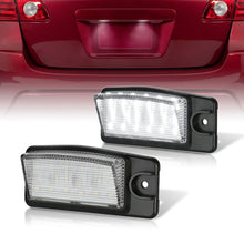 Load image into Gallery viewer, Infiniti FX 2009-2013 / Nissan X-Trail Rogue White SMD LED License Plate Lights Clear Len