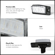 Load image into Gallery viewer, Infiniti FX 2009-2013 / Nissan X-Trail Rogue White SMD LED License Plate Lights Clear Len