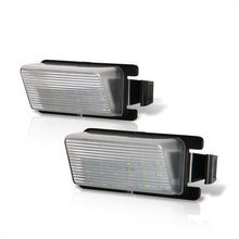Load image into Gallery viewer, Infiniti G37 2008-2013 / Nissan 350Z 370Z 2003-2020 White SMD LED License Plate Lights Clear Len
