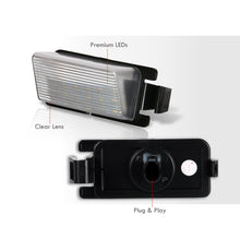 Load image into Gallery viewer, Infiniti G37 2008-2013 / Nissan 350Z 370Z 2003-2020 White SMD LED License Plate Lights Clear Len