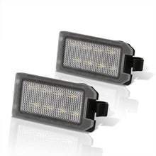 Load image into Gallery viewer, Fiat 500 2013-2020 / Dodge Viper 2015-2017 / Jeep Grand Cherokee 2014-2022 / Maserati Levante 2017-2022 White SMD LED License Plate Lights Clear Len