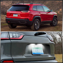 Load image into Gallery viewer, Jeep Cherokee 2019-2022 White SMD LED License Plate Lights Clear Len