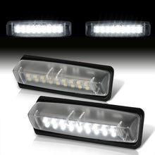 Load image into Gallery viewer, Lexus ES300 IS300 GS300 RX300 / Toyota Camry Echo Prius Verso White SMD LED License Plate Lights Clear Len