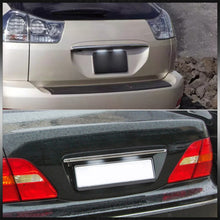 Load image into Gallery viewer, Lexus ES300 IS300 GS300 RX300 / Toyota Camry Echo Prius Verso White SMD LED License Plate Lights Clear Len