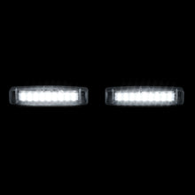Load image into Gallery viewer, Lexus ES300 IS300 GS300 RX300 / Toyota Camry Echo Prius Verso White SMD LED License Plate Lights Clear Len