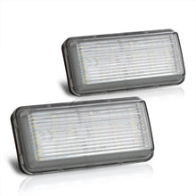 Load image into Gallery viewer, Lexus GX470 2003-2009 / LX470 1998-2007 / LX570 2008-2011 / Toyota Land Cruiser 1998-2021 White SMD LED License Plate Lights Clear Len