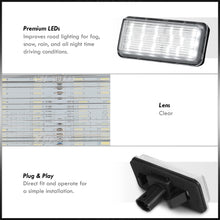 Load image into Gallery viewer, Lexus GX470 2003-2009 / LX470 1998-2007 / LX570 2008-2011 / Toyota Land Cruiser 1998-2021 White SMD LED License Plate Lights Clear Len
