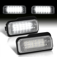 Load image into Gallery viewer, Mercedes Benz W203 W211 W219 R171 / Tesla Model S 2012-2015 White SMD LED License Plate Lights Clear Len