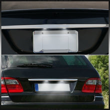 Load image into Gallery viewer, Mercedes Benz W203 W211 W219 R171 / Tesla Model S 2012-2015 White SMD LED License Plate Lights Clear Len