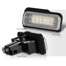 Load image into Gallery viewer, Mercedes Benz W203 W211 W219 R171 / Tesla Model S 2012-2015 White SMD LED License Plate Lights Clear Len