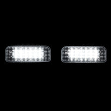 Load image into Gallery viewer, Mercedes Benz W203 W211 W219 R171 / Tesla Model S 2012-2015 White SMD LED License Plate Lights Clear Len
