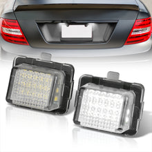 Load image into Gallery viewer, Mercedes Benz W204 W205 W212 W216 W218 W221 W231 W222 White SMD LED License Plate Lights Clear Len
