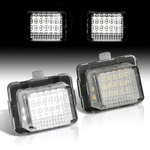 Load image into Gallery viewer, Mercedes Benz W204 W205 W212 W216 W218 W221 W231 W222 White SMD LED License Plate Lights Clear Len
