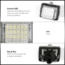 Load image into Gallery viewer, Mercedes Benz W204 W205 W212 W216 W218 W221 W231 W222 White SMD LED License Plate Lights Clear Len