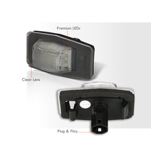 Load image into Gallery viewer, Mazda Miata MX-5 1998-2005 / Protege 1999-2003 / MPV 2000-2006 / Tribute 2001-2006 White SMD LED License Plate Lights Clear Len