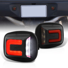 Load image into Gallery viewer, Nissan Xterra 1994-2004 / Frontier 1998-2004 White & Red Bar SMD LED License Plate Lights Clear Len