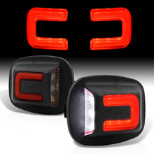 Load image into Gallery viewer, Nissan Xterra 1994-2004 / Frontier 1998-2004 White & Red Bar SMD LED License Plate Lights Clear Len