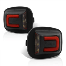 Load image into Gallery viewer, Nissan Xterra 1994-2004 / Frontier 1998-2004 White & Red Bar SMD LED License Plate Lights Clear Len