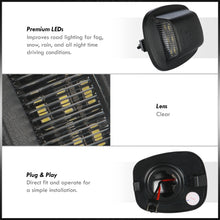 Load image into Gallery viewer, Nissan Xterra 1994-2004 / Frontier 1998-2004 White SMD LED License Plate Lights Clear Len