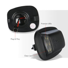 Load image into Gallery viewer, Nissan Xterra 1994-2004 / Frontier 1998-2004 White SMD LED License Plate Lights Clear Len