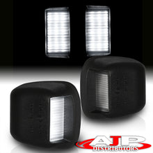 Load image into Gallery viewer, Nissan Titan 2007-2015 / Armada 2008-2015 / Frontier 2007-2021 / Xterra 2007-2015 / Suzuki Equator 2009-2012 White SMD LED License Plate Lights Clear Len